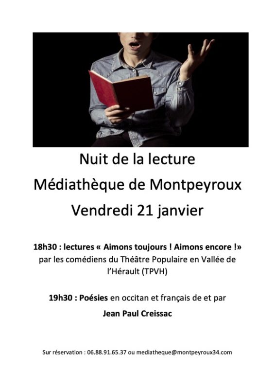 Nuit de la lecture à Montpeyroux