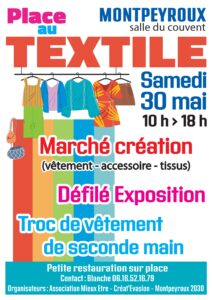 Place au textile 30 mai 2026